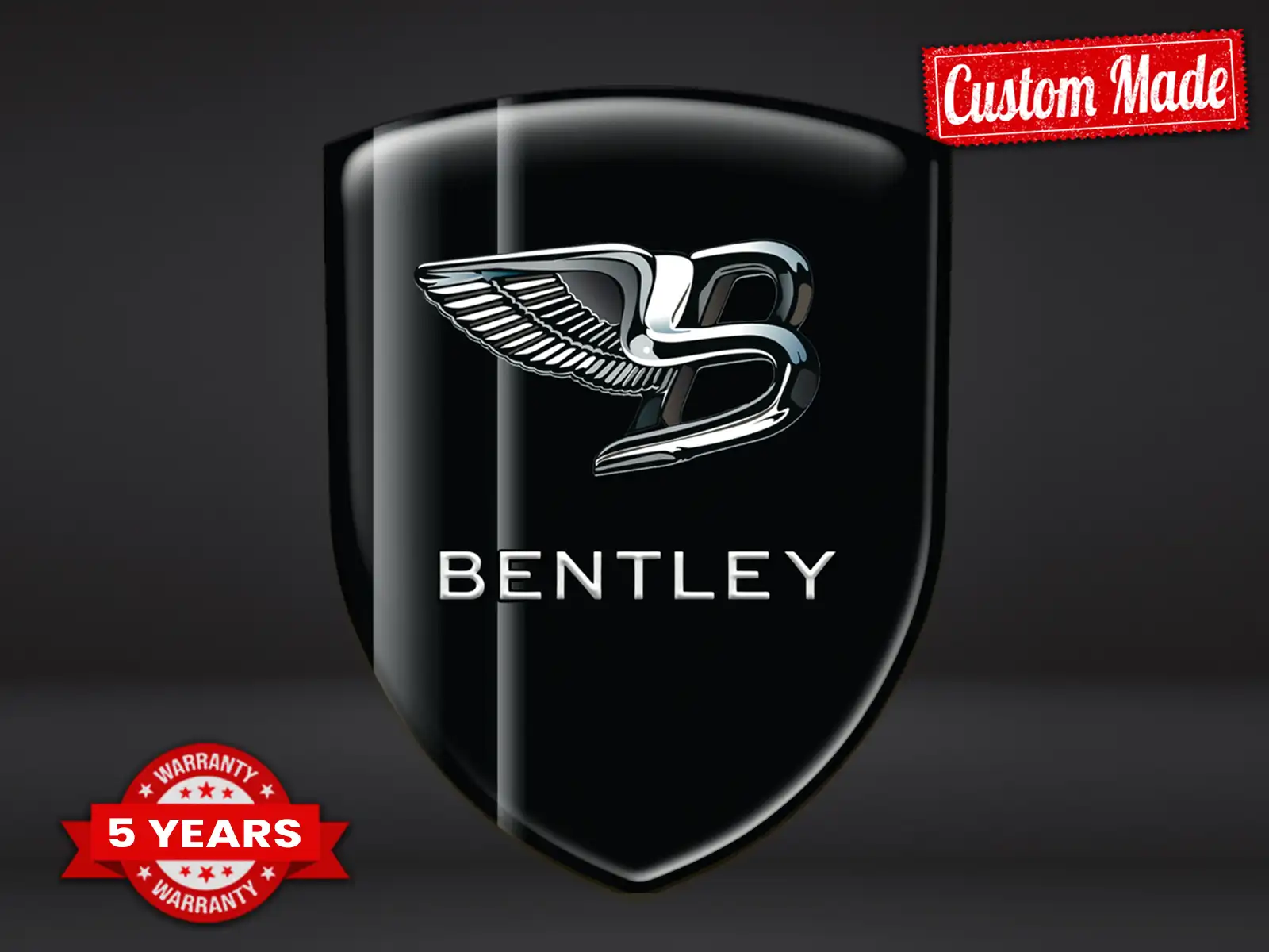Bentley Permanentaufkleber Robust Hochwertig Professionell